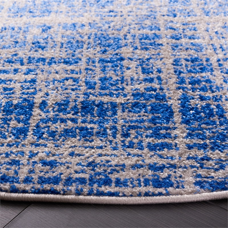 Safavieh Adirondack 8' X 10' Power Loomed Rug in Blue and Silver