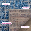 Safavieh Adirondack 8' X 10' Power Loomed Rug in Blue and Silver
