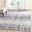 Safavieh Adirondack 6' Round Power Loomed Rug in Red and Black