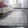 Safavieh Adirondack 3' X 5' Power Loomed Rug in Black and Silver