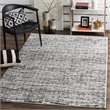 Safavieh Adirondack 4' X 6' Power Loomed Rug in Black and Silver