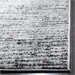 Safavieh Adirondack 8' X 10' Power Loomed Rug in Black and Silver