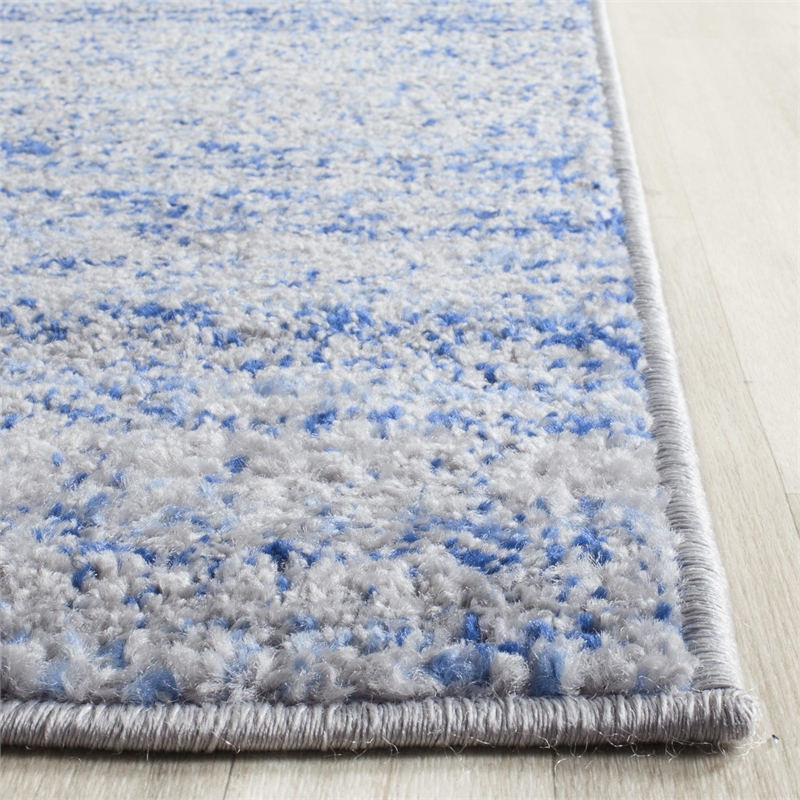 Safavieh Adirondack 3' X 5' Power Loomed Rug in Blue and Silver