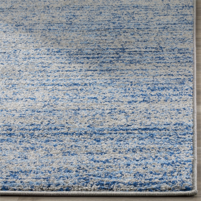 Safavieh Adirondack 3' X 5' Power Loomed Rug in Blue and Silver