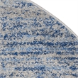 Safavieh Adirondack 6' Round Power Loomed Rug in Blue and Silver