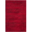 Safavieh Adirondack 4' X 6' Power Loomed Rug in Red and Black
