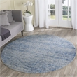 Safavieh Adirondack 6' Round Power Loomed Rug in Red and Black