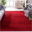 Safavieh Adirondack 8' X 10' Power Loomed Rug in Red and Black
