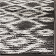 Safavieh Adirondack 6' X 9' Power Loomed Rug in Charcoal and Ivory