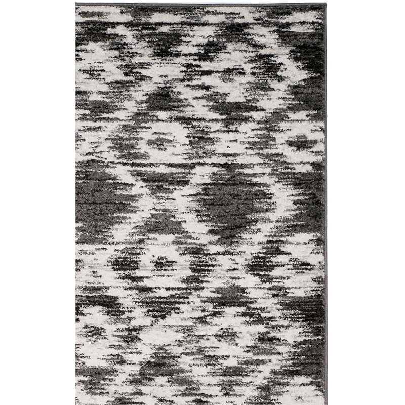 Safavieh Adirondack 8' X 10' Power Loomed Rug in Charcoal and Ivory