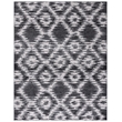 Safavieh Adirondack 9' X 12' Power Loomed Rug in Charcoal and Ivory