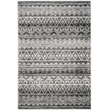 Safavieh Adirondack 4' X 6' Power Loomed Rug in Ivory and Charcoal