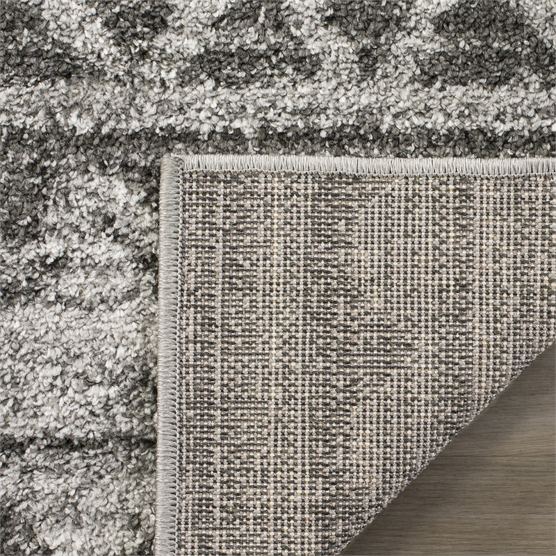 Safavieh Adirondack 4' X 6' Power Loomed Rug in Ivory and Charcoal