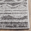Safavieh Adirondack 8' X 10' Power Loomed Rug in Ivory and Charcoal