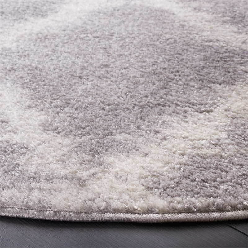 Safavieh Adirondack 8' X 10' Power Loomed Rug in Silver and Ivory