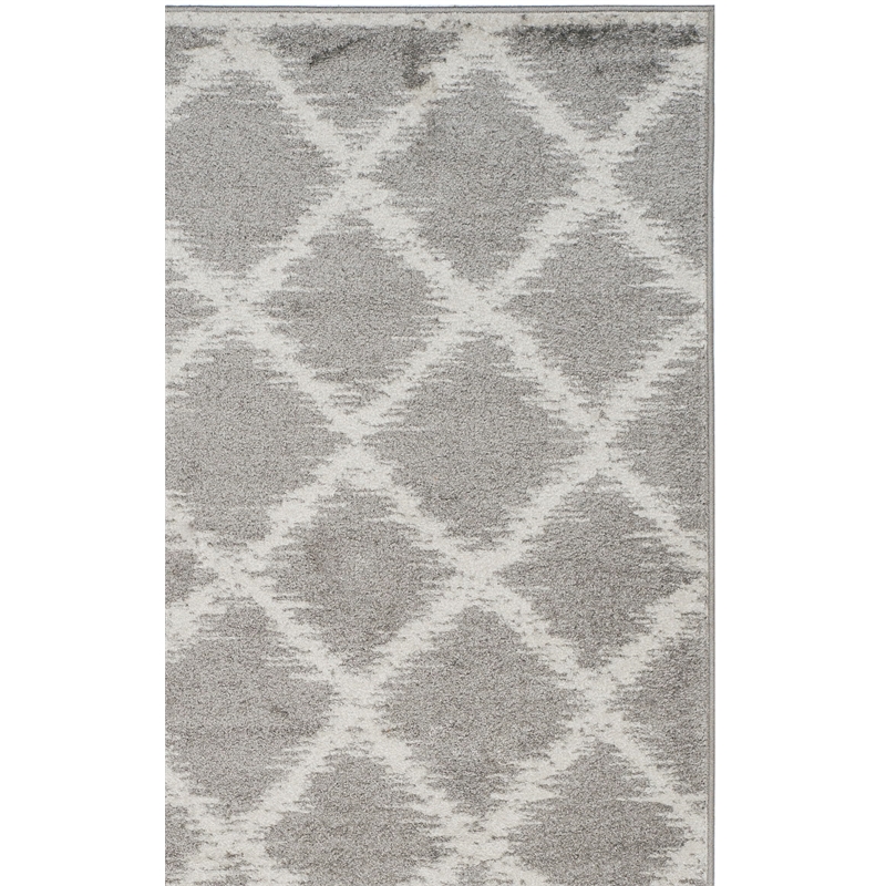 Safavieh Adirondack 8' X 10' Power Loomed Rug in Silver and Ivory