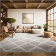 Safavieh Adirondack 9' X 12' Power Loomed Rug in Silver and Ivory