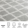 Safavieh Adirondack 9' X 12' Power Loomed Rug in Silver and Ivory