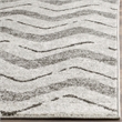 Safavieh Adirondack 3' X 5' Power Loomed Rug in Silver and Charcoal