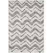 Safavieh Adirondack 4' X 6' Power Loomed Rug in Silver and Charcoal