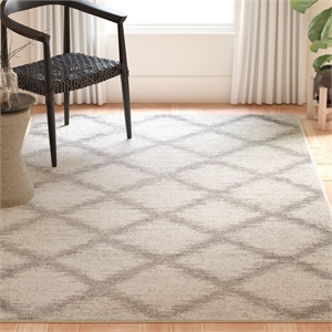Safavieh Adirondack 3' X 5' Power Loomed Rug in Ivory and Silver