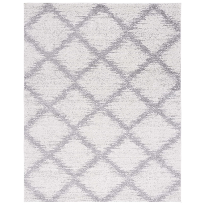 Safavieh Adirondack 8' X 10' Power Loomed Rug in Ivory and Silver