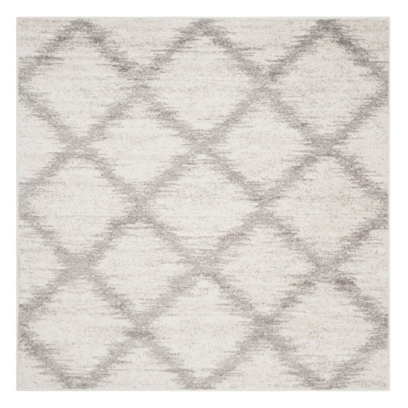 Safavieh Adirondack 9' X 12' Power Loomed Rug in Ivory and Silver
