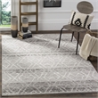 Safavieh Adirondack 4' X 6' Power Loomed Rug in Silver and Ivory