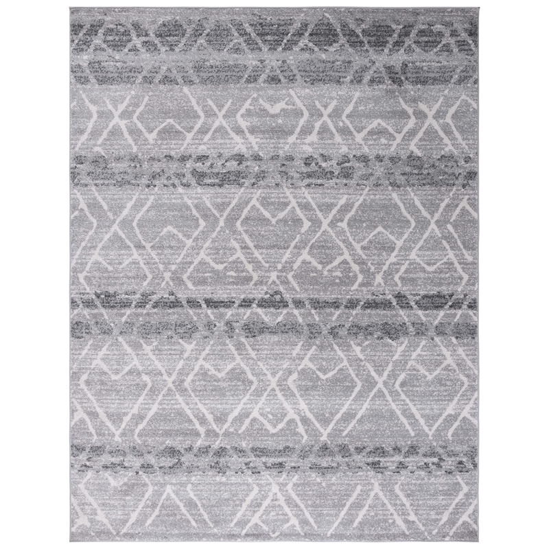 Safavieh Adirondack 8' X 10' Power Loomed Rug in Silver and Ivory