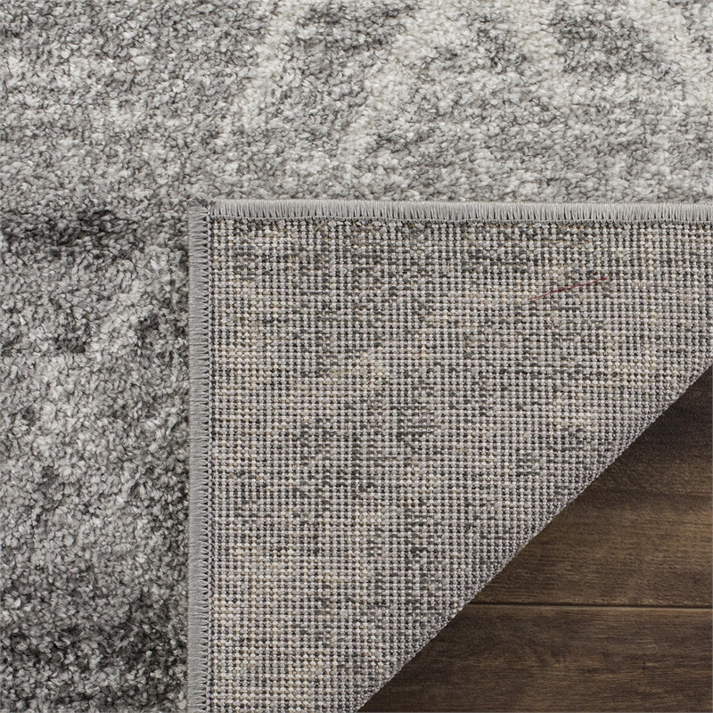 Safavieh Adirondack 8' X 10' Power Loomed Rug in Silver and Ivory