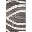 Safavieh Adirondack 3' X 5' Power Loomed Rug in Charcoal and Ivory