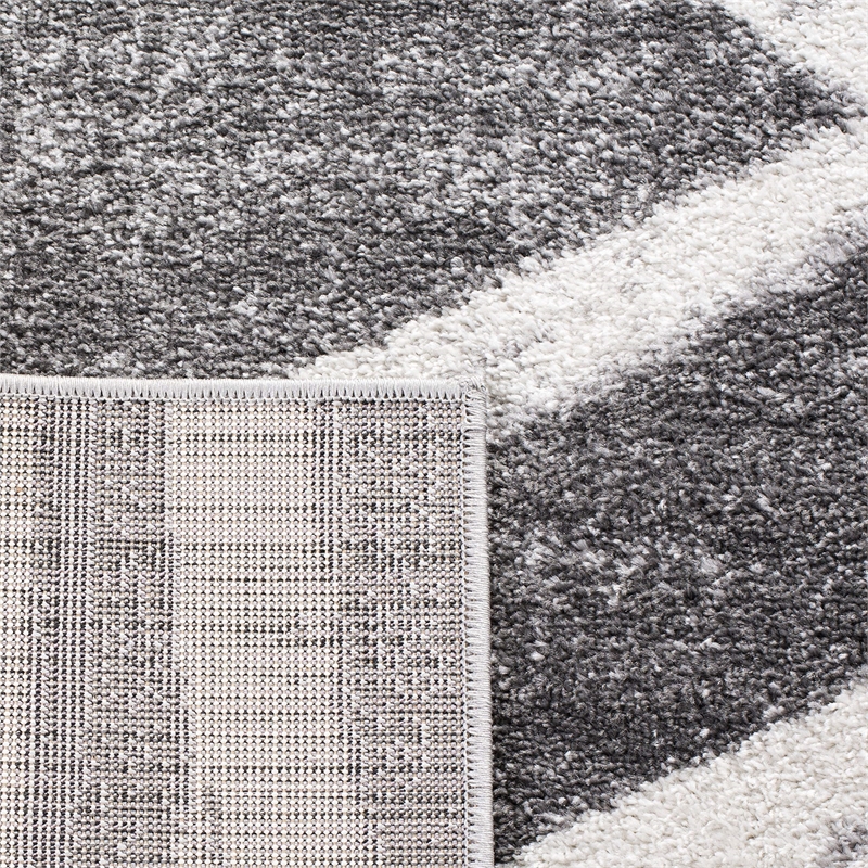 Safavieh Adirondack 8' X 10' Power Loomed Rug in Charcoal and Ivory
