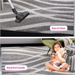 Safavieh Adirondack 8' X 10' Power Loomed Rug in Charcoal and Ivory