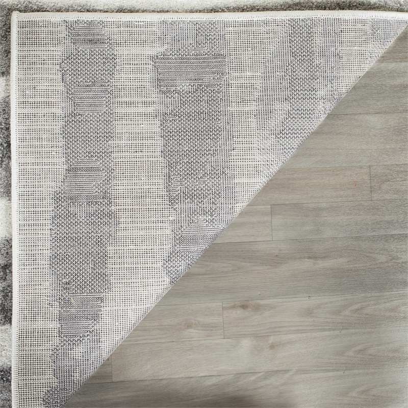 Safavieh Adirondack 3' X 5' Power Loomed Rug in Ivory and Charcoal