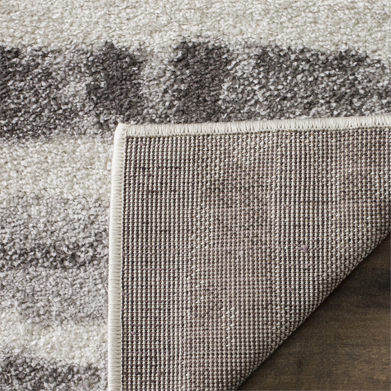 Safavieh Adirondack 3' X 5' Power Loomed Rug in Ivory and Charcoal