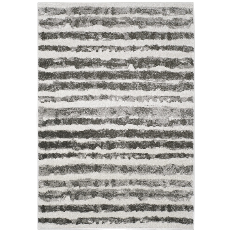 Safavieh Adirondack 4' X 6' Power Loomed Rug in Ivory and Charcoal