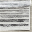 Safavieh Adirondack 8' X 10' Power Loomed Rug in Ivory and Charcoal