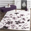 Safavieh Adirondack 3' X 5' Power Loomed Rug in Ivory and Purple