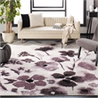 Safavieh Adirondack 8' X 10' Power Loomed Rug in Ivory and Purple