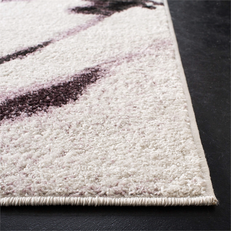 Safavieh Adirondack 8' X 10' Power Loomed Rug in Ivory and Purple
