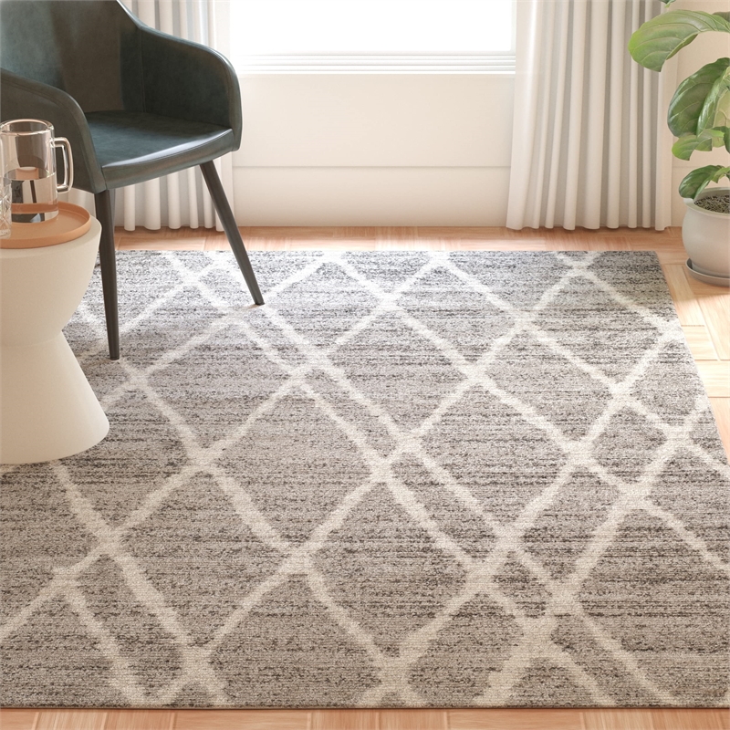 Safavieh Adirondack 3' X 5' Power Loomed Rug in Ivory and Silver