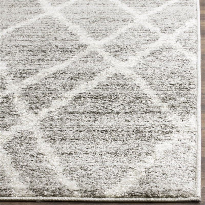 Safavieh Adirondack 3' X 5' Power Loomed Rug in Ivory and Silver