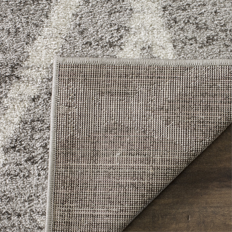 Safavieh Adirondack 3' X 5' Power Loomed Rug in Ivory and Silver
