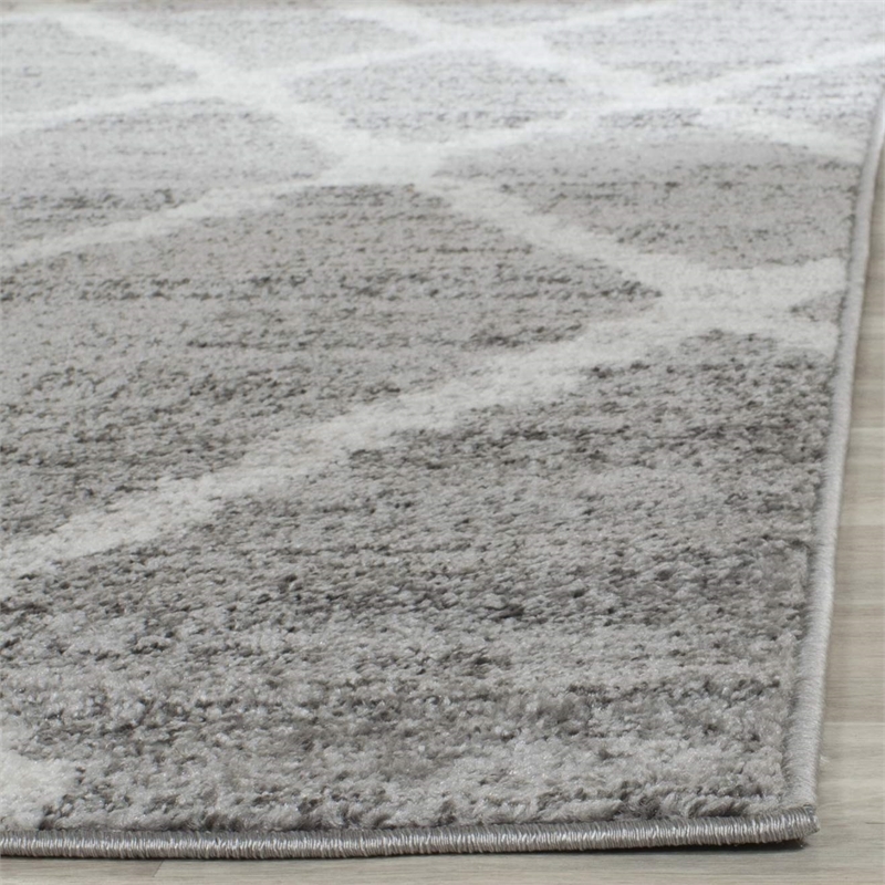 Safavieh Adirondack 3' X 5' Power Loomed Rug in Ivory and Silver