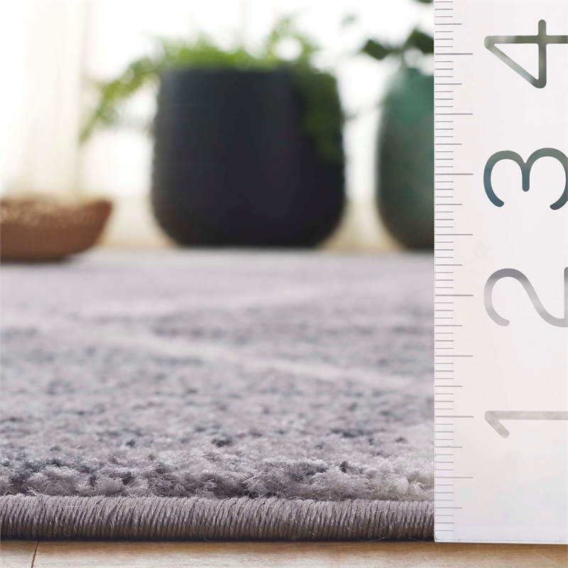 Safavieh Adirondack 4' X 6' Power Loomed Rug in Ivory and Silver