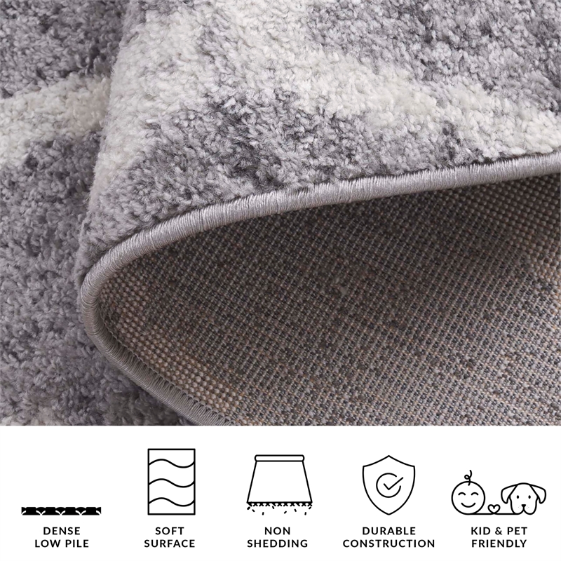 Safavieh Adirondack 4' X 6' Power Loomed Rug in Ivory and Silver