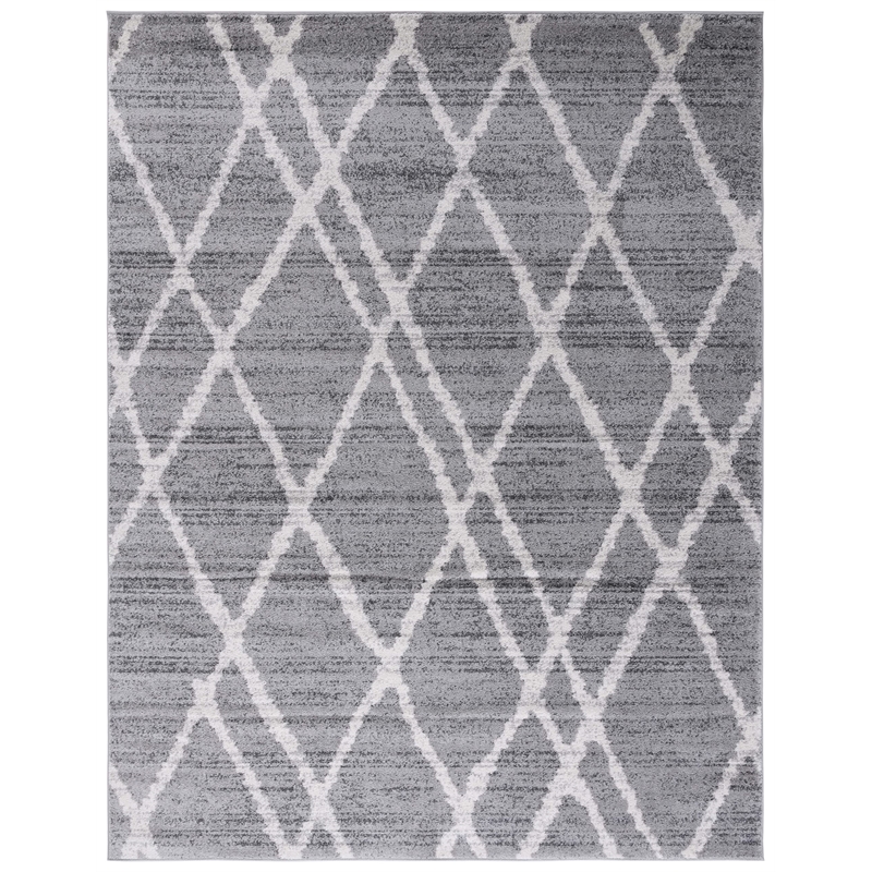 Safavieh Adirondack 8' X 10' Power Loomed Rug in Ivory and Silver