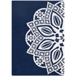 Safavieh Allure 5' X 8' Hand Tufted Wool Rug in Navy and Ivory