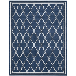 Safavieh Amherst 10' X 14' Power Loomed Rug in Navy and Beige