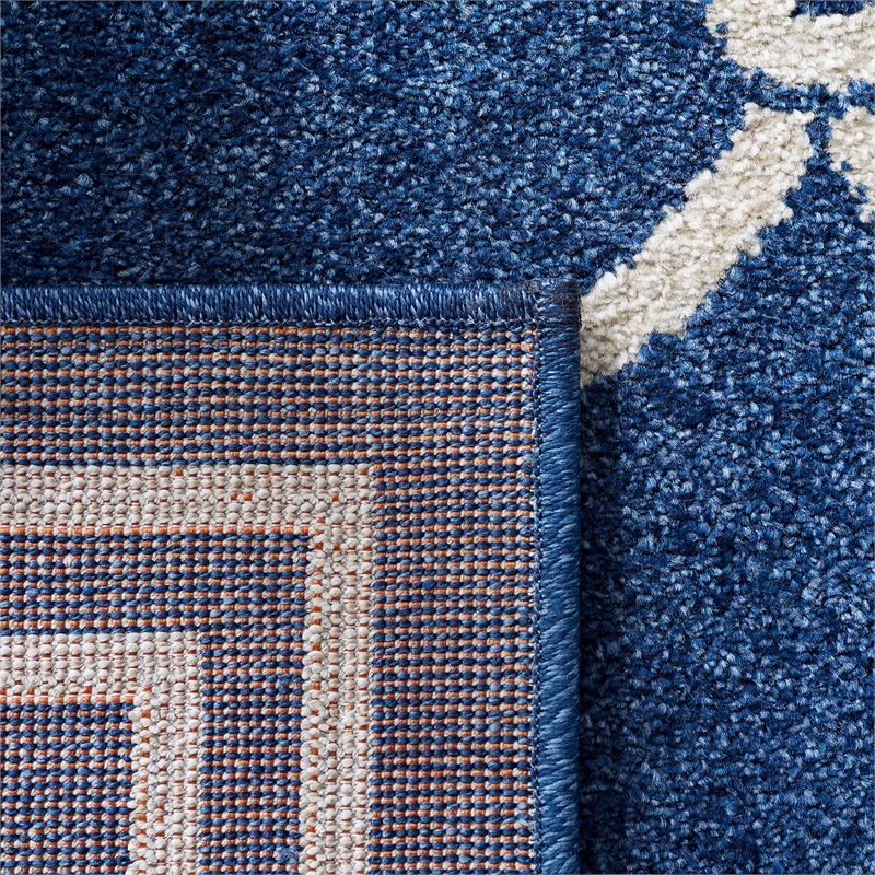 Safavieh Amherst 10' X 14' Power Loomed Rug in Navy and Beige